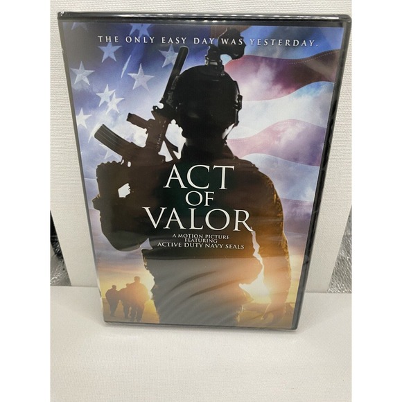 ACT OF VALOR R DVD FACTORY SEALED Featuring ACTIVE DUTY NAVY SEALS TOM CLANCY - Picture 1 of 5